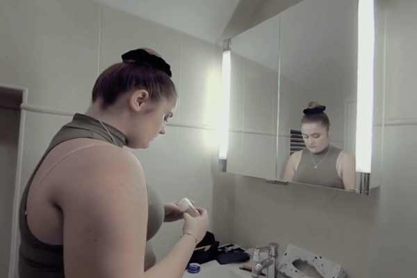 Still from the 2D film Aisha B