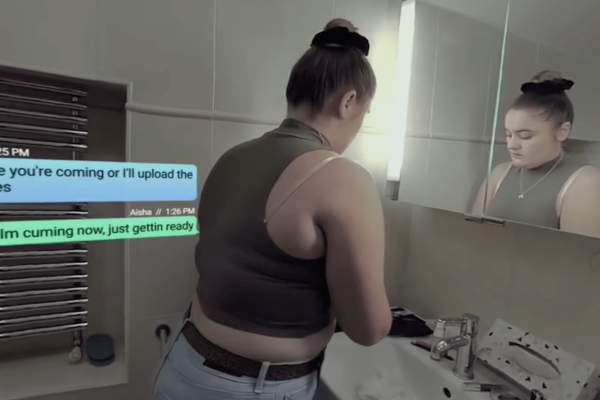 Still from the 2D film Aisha Introduction