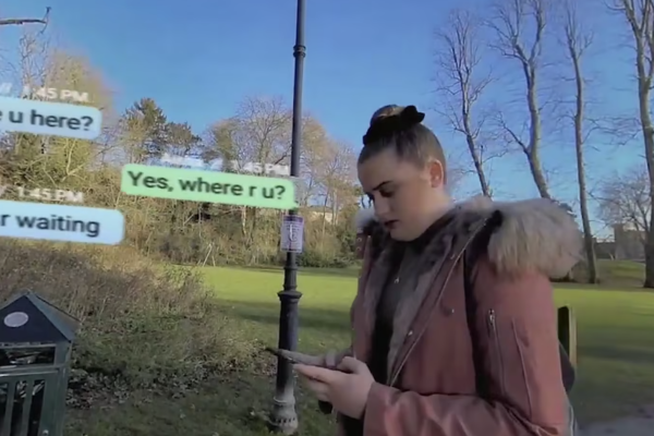 Still from the 2D film At the Park