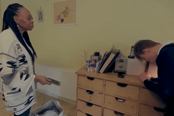 Still from the 2D film Joe B at Home